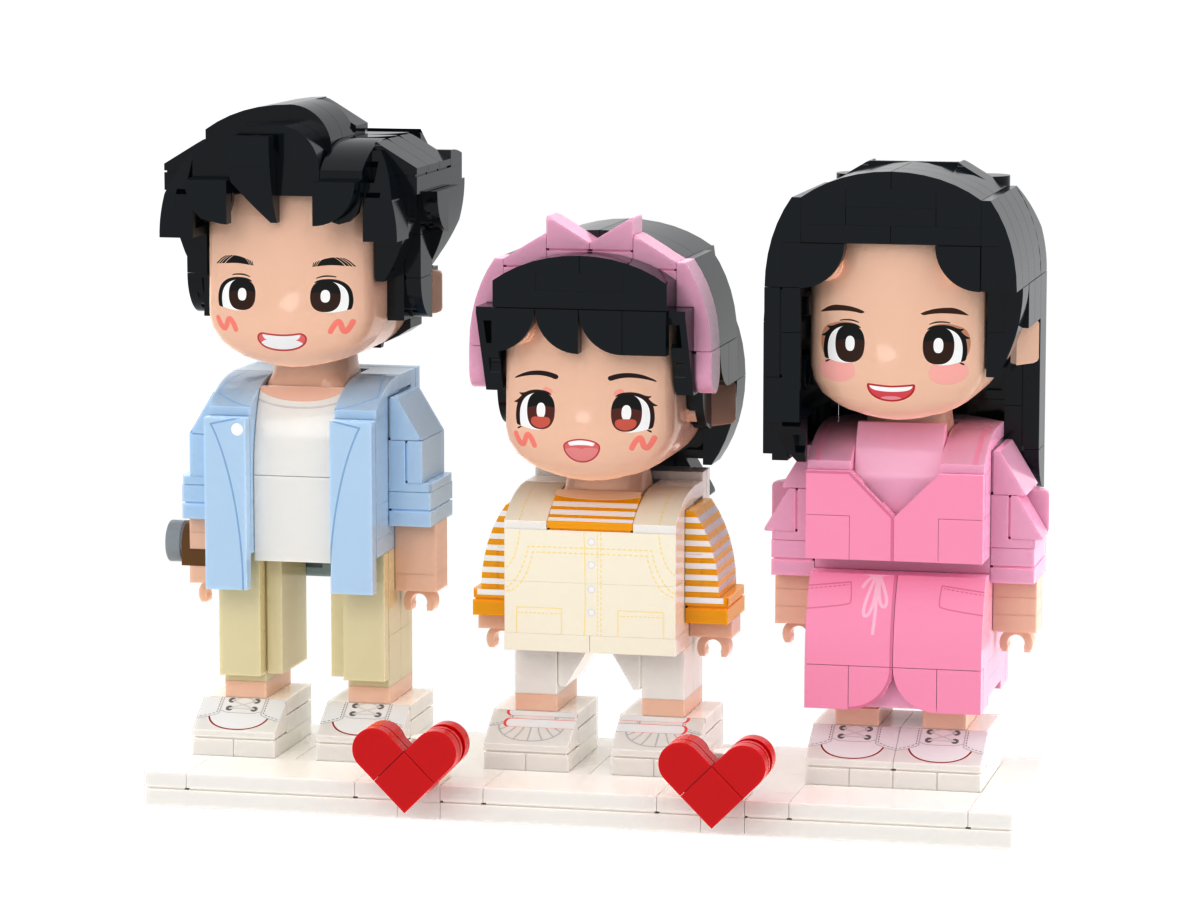 Pełne Ciało Niestandardowe Figurki Z Klocków Małe Cząsteczki Klocki Zabawki Brick Me Prezenty - MyCustomBrickFigures
