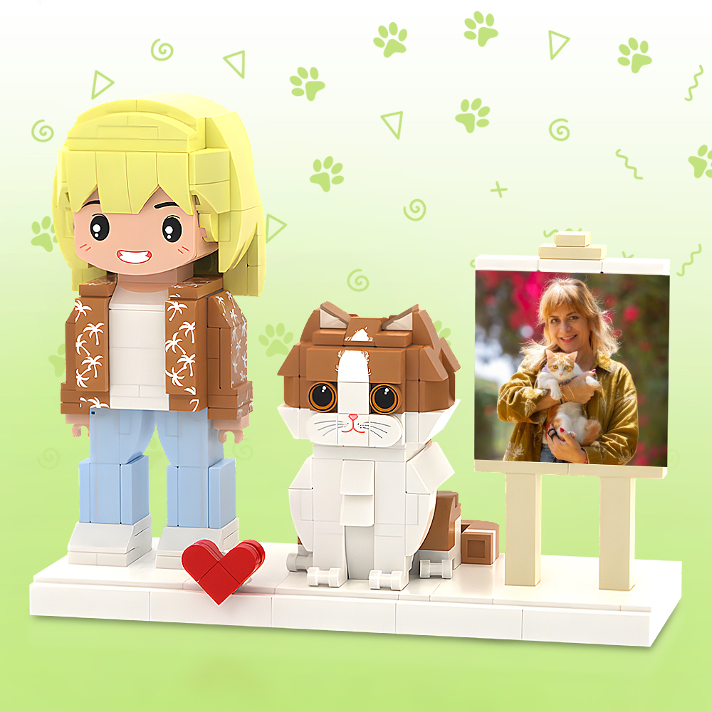 Personalizowane Prezenty Dla Miłośników Psów I Zwierząt W Kształcie Ludzi - MyCustomBrickFigures