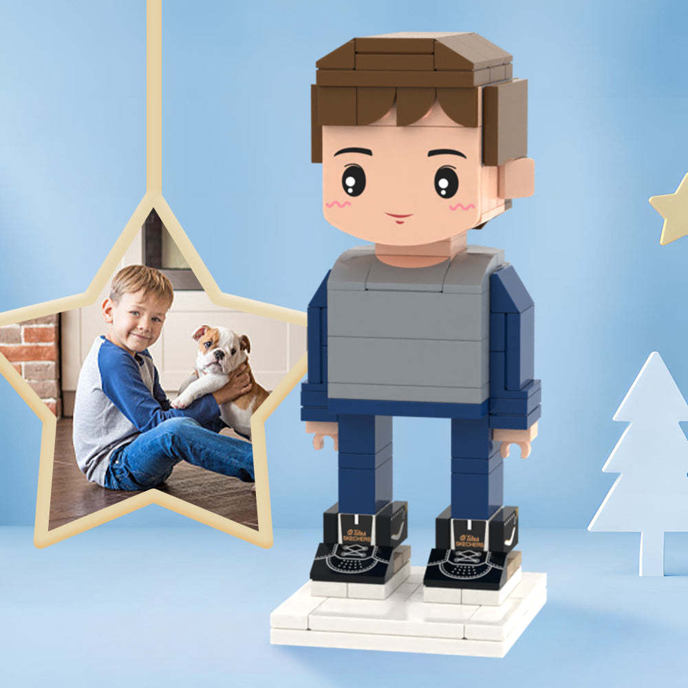 Prezenty-niespodzianki Dla Dzieci Całe Ciało Możliwość Dostosowania 1-osobowej Cegły Niestandardowe Urocze Figurki Z Cegły - MyCustomBrickFigures