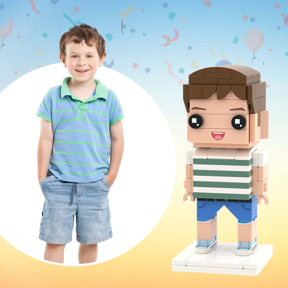 Prezenty Dla Niej Niestandardowe Figurki Z Klocków Spersonalizowane Zdjęcie Figurki Z Klocków Diy Figurki Z Klocków Stwórz Własną Małą Zabawkę Z Klocków - MyCustomBrickFigures