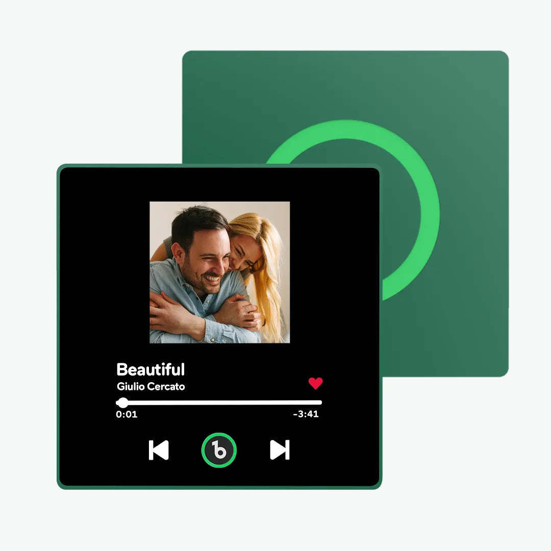 Spersonalizowany Magnes Na Lodówkę Z Muzyką Kolorowy Album Z Ramką Magnes Na Lodówkę Muzyka Na Ścianę Naklejka Ze Zdjęciem Ruch Muzyczny, Który Można Odtwarzać Prezent Dla Pary - MyCustomBrickFigures