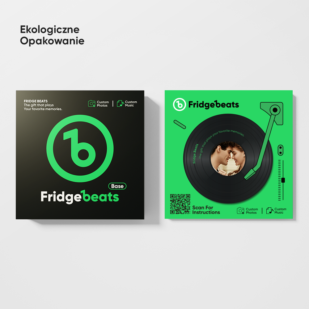 Niestandardowy Magnes Na Lodówkę Z Muzyką I Zdjęciem, Można Dostosować 1-6 Płyt Winylowych I Piosenek