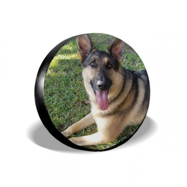 Custom Spare Tire Wheel Cover Fit RV SUV Jeep Wrangler Add Your Own Personalized Text Image
