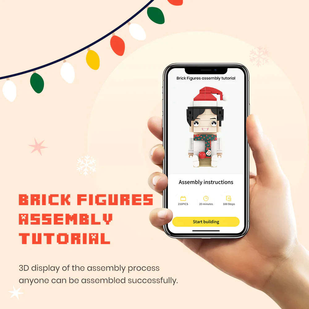 Custom Black Cat Brick Figures Fully Body Customizable 1 Cat Photo Small Particle Block Customized Cat Only