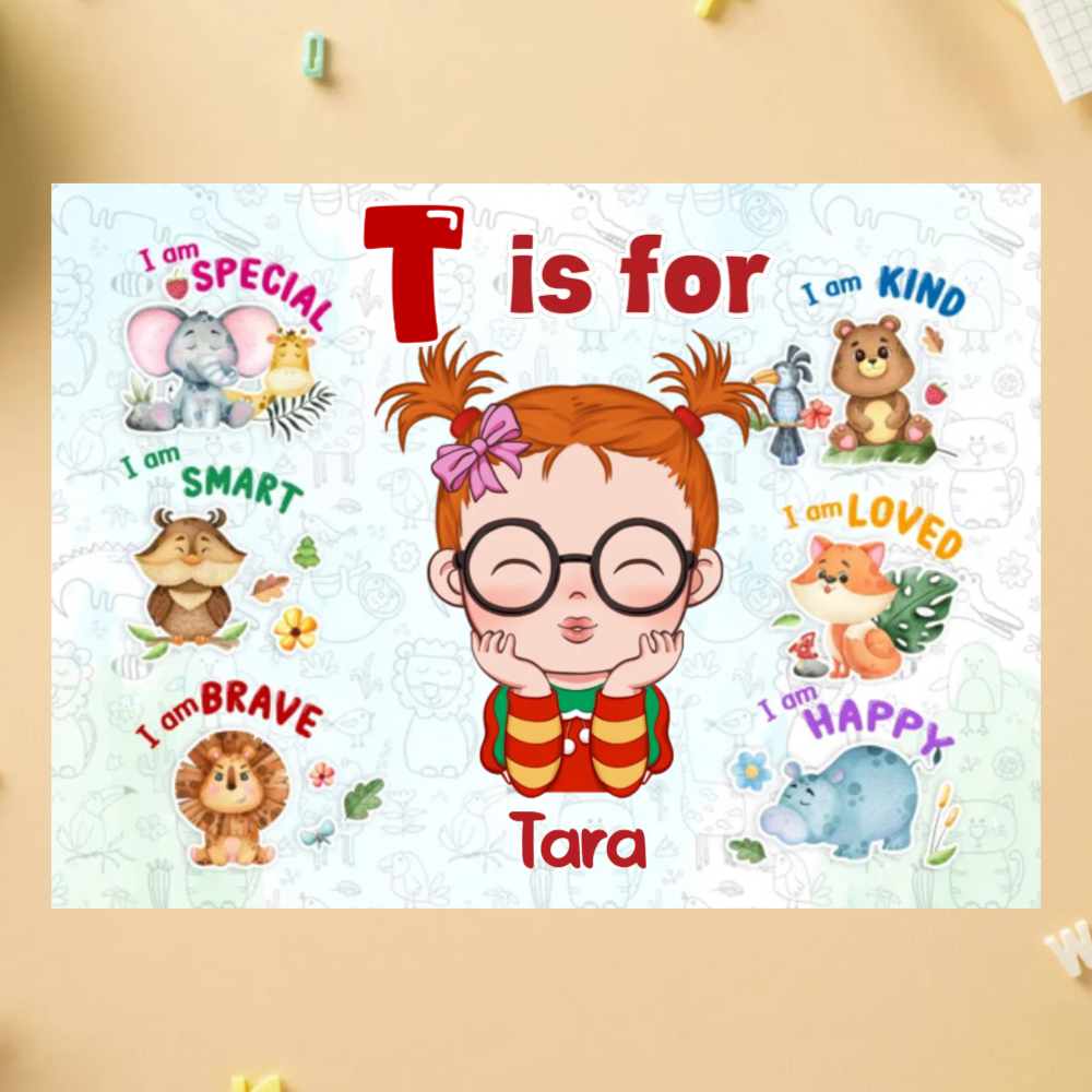 Custom Animal Jigsaw Puzzle – Personalized Gift for Kids Featuring Favorite Animals and a Special Message, Perfect for Birthdays or Holidays 20% OFF THE 2ND