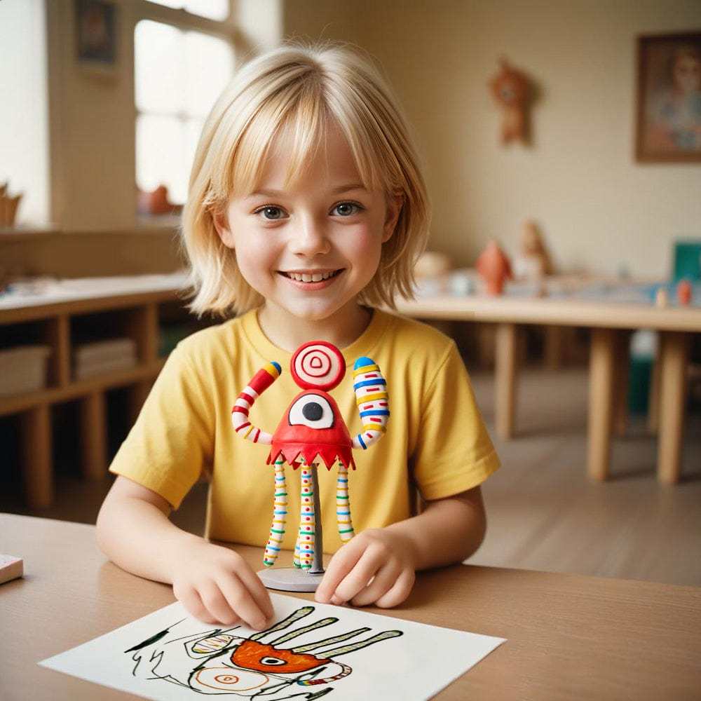 Custom Drawing From Bobblehead Personalized Photo to Bobblehead Replica Unique Gifts for Kids - GiftLab