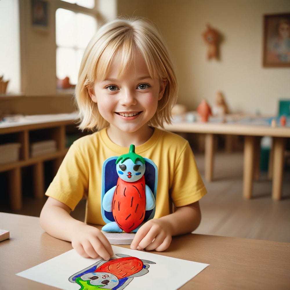 Custom Drawing From Bobblehead Personalized Photo to Bobblehead Replica Unique Gifts for Kids - GiftLab