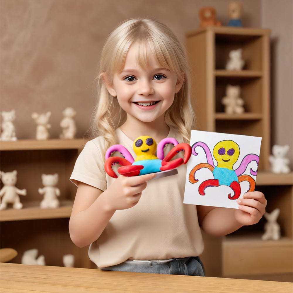 Custom Drawing From Bobblehead Personalized Photo to Bobblehead Replica Unique Gifts for Kids - GiftLab