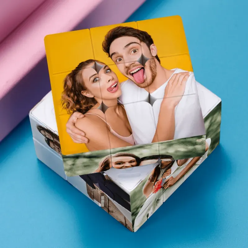 Anniversary Memorial Gifts Custom Rubic's Cube Valentine's Day Gift
