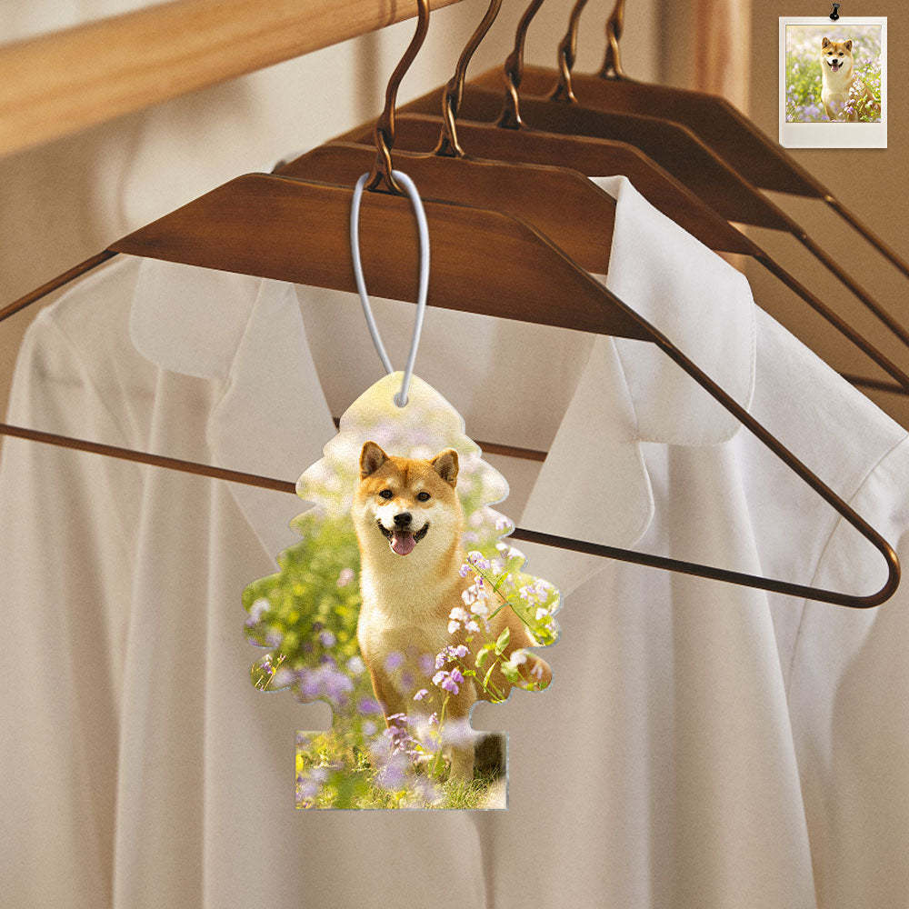 Custom Small Tree Air Freshener Personalized Hanging Car Air Freshener with Essential Oils for Women Man - mycustomtirecover