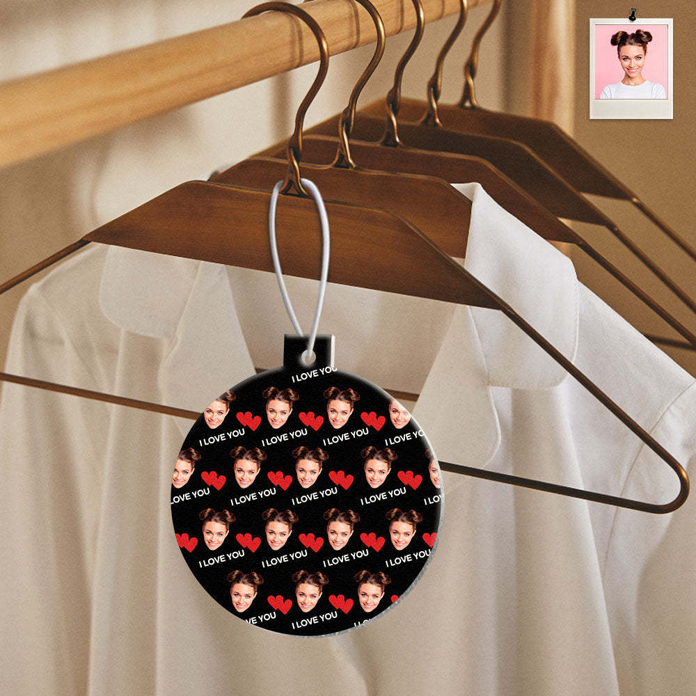 Custom Bell Hanging Car Air Freshener Gift Personalized Air Freshener with Essential Oils for Women Man - mycustomtirecover