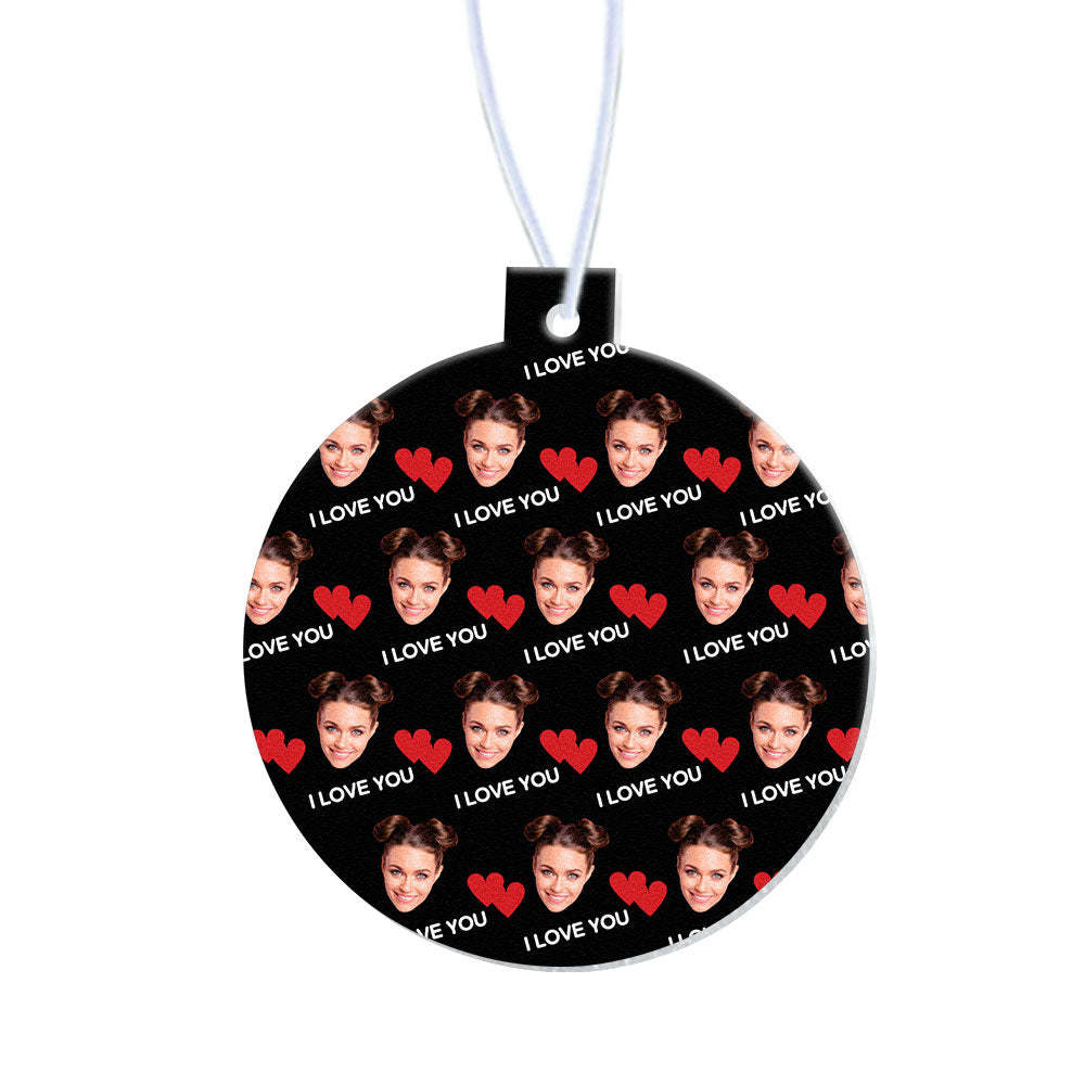 Custom Bell Hanging Car Air Freshener Gift Personalized Air Freshener with Essential Oils for Women Man - mycustomtirecover