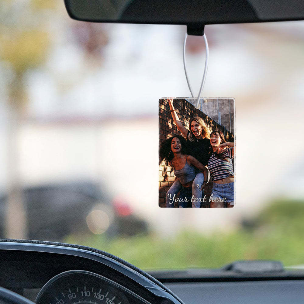 Custom Car Air Freshener Rearview Mirror Ornament Air Freshener Gifts for Him - mycustomtirecover