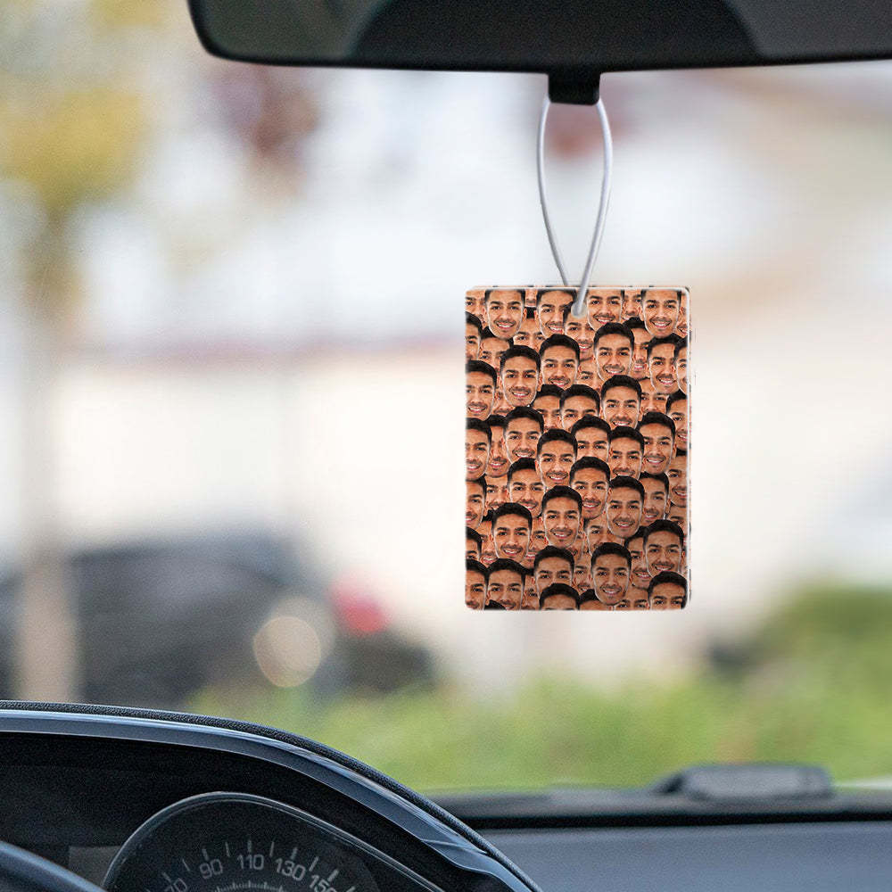 Custom Funny Car Air Freshener Rearview Mirror Ornament Rectangle Air Freshener Gifts for Him - mycustomtirecover