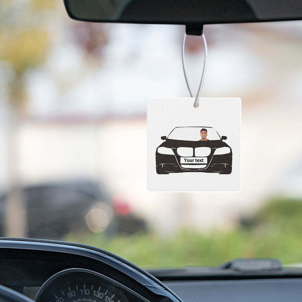 Custom Car Air Freshener Rearview Mirror Ornament Funny Air Freshener Gifts for Him Her - mycustomtirecover