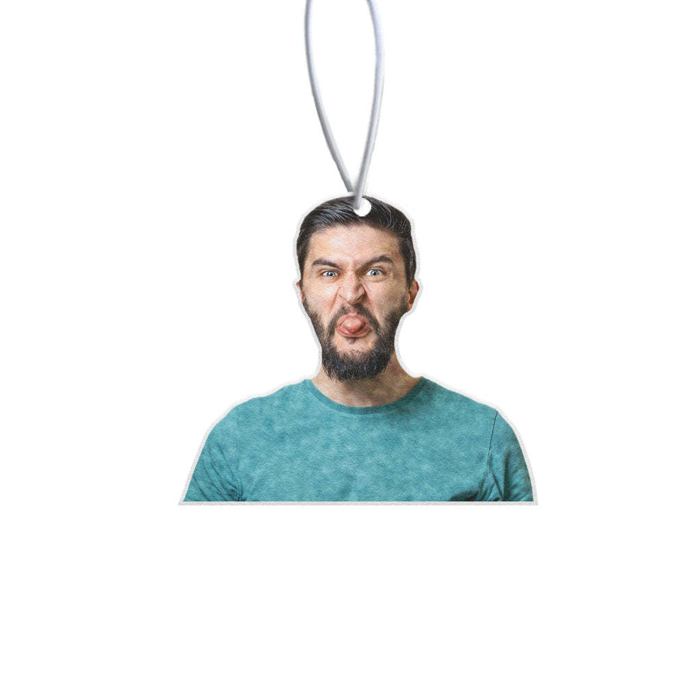 Custom Funny Car Air Freshener Rearview Mirror Ornament Air Freshener Gifts for Him Her - mycustomtirecover