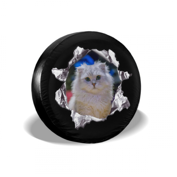 Custom Tearing Through Spare Tire Cover