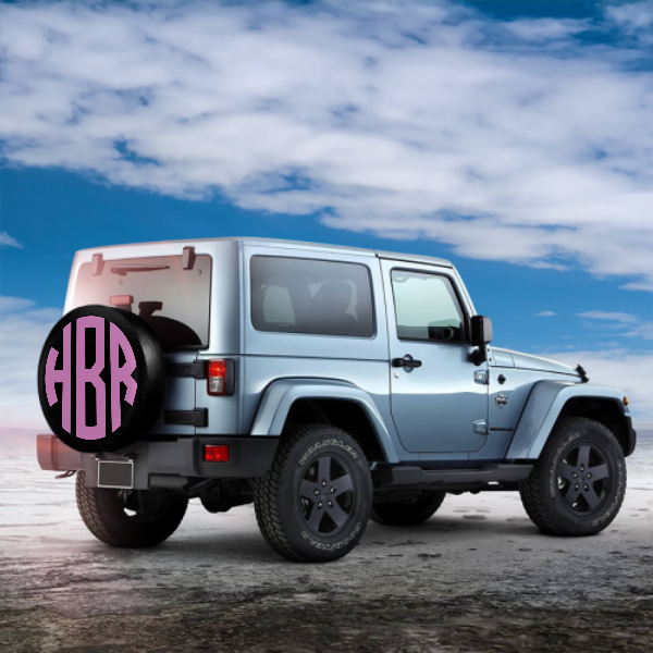 Extra 20% OFF THE 2ND-Custom Three Letters Spare Tire Cover For Jeep/RV/Camper/SUV