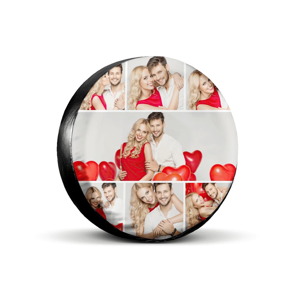 Custom Photo on Spare Tire Cover with 7 Photos