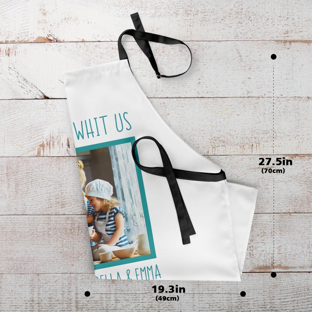 Custom Photo Apron With Your Text