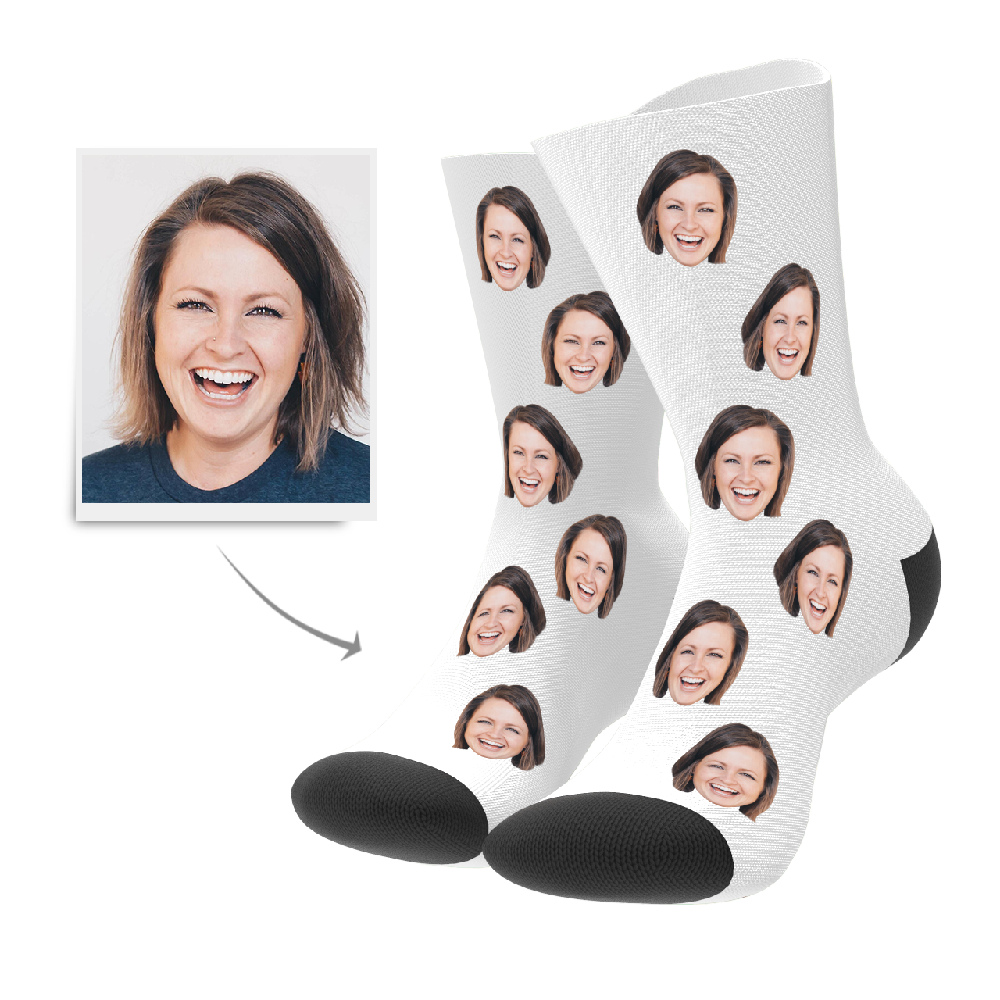 Custom Face Photo Socks - mycustomtirecover