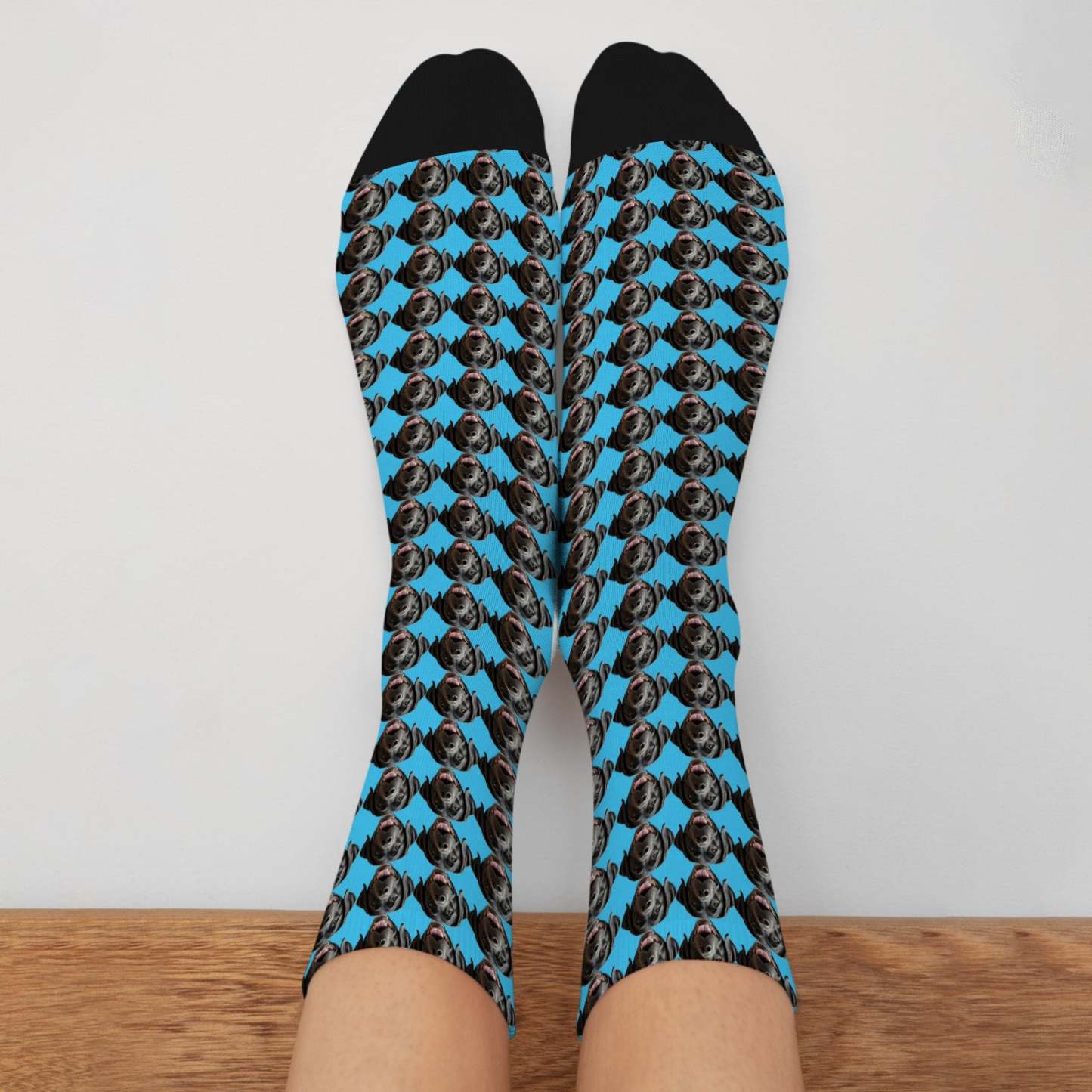 Custom Full Face Photo Printed Socks Personalized Custom Designs Best Gift Idea - mycustomtirecover