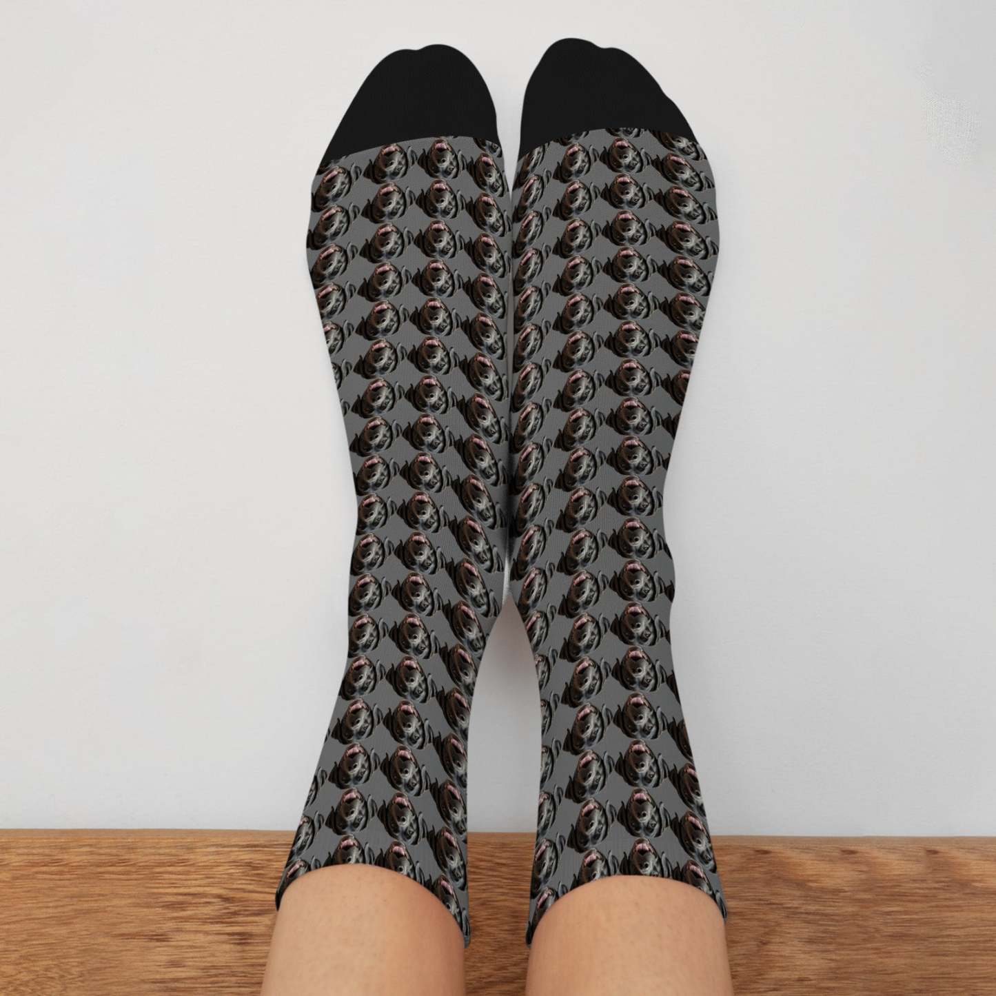 Custom Full Face Photo Printed Socks Personalized Custom Designs Best Gift Idea - mycustomtirecover