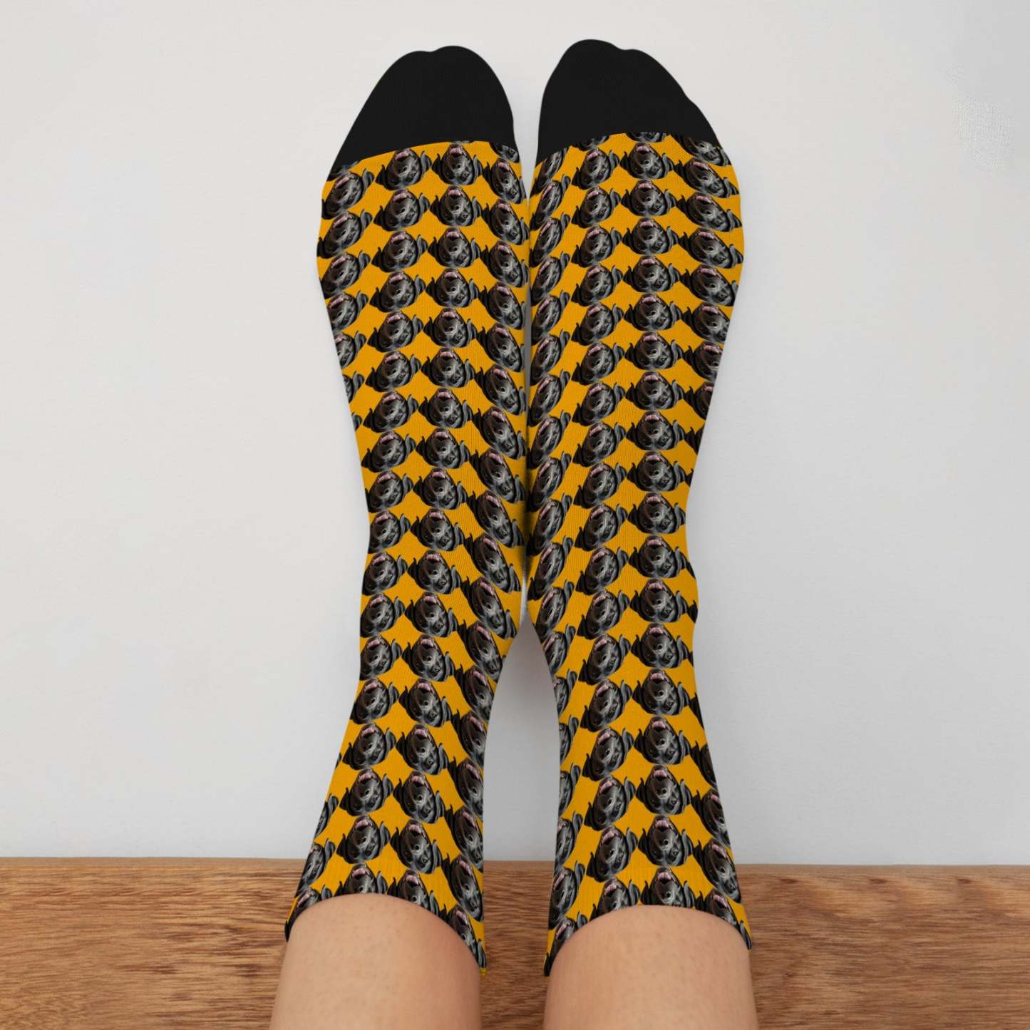 Custom Full Face Photo Printed Socks Personalized Custom Designs Best Gift Idea - mycustomtirecover