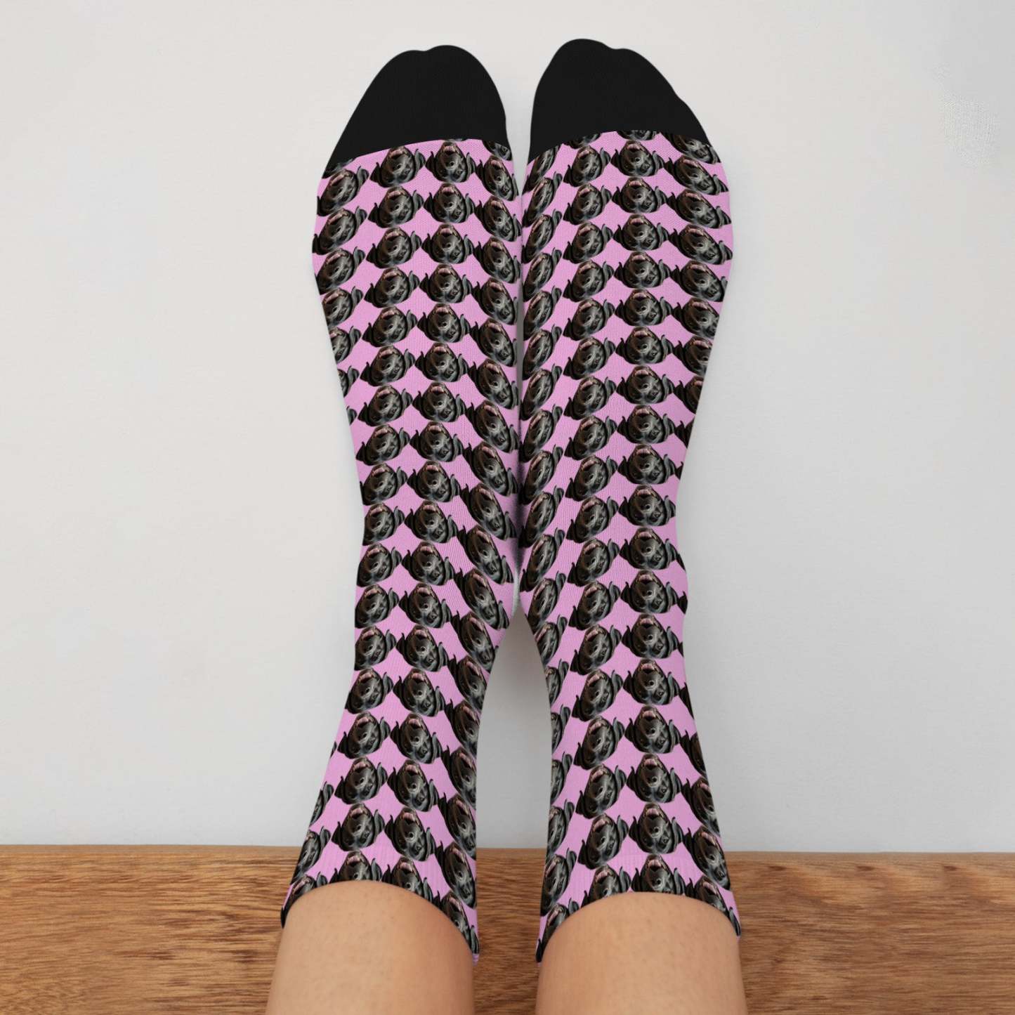 Custom Full Face Photo Printed Socks Personalized Custom Designs Best Gift Idea - mycustomtirecover