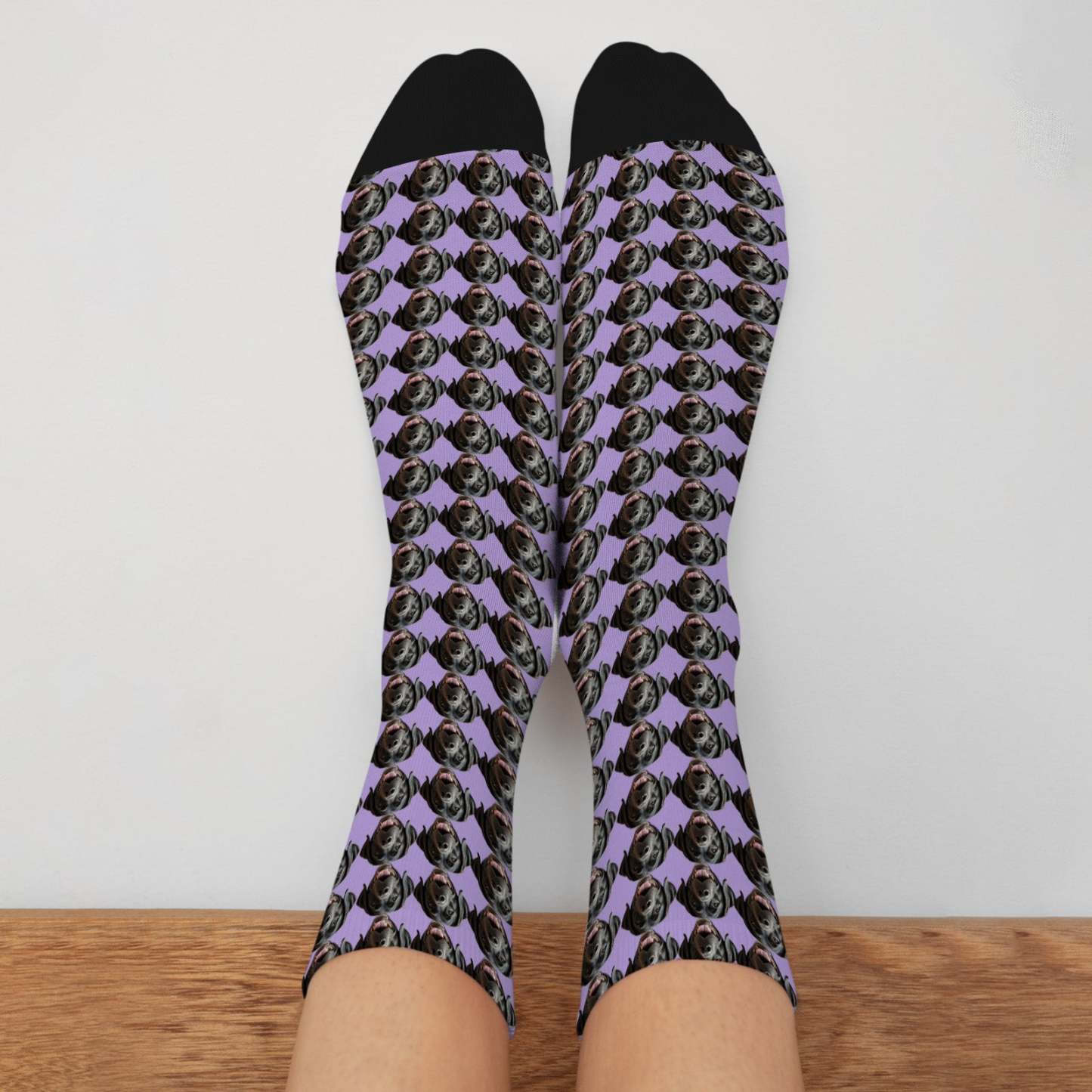 Custom Full Face Photo Printed Socks Personalized Custom Designs Best Gift Idea - mycustomtirecover
