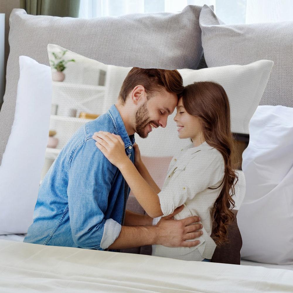 Custom Photo Throw Pillow Personalized Pillow