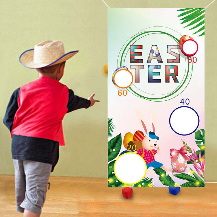 Easter Throwing Game Background Cloth