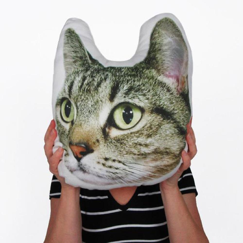 Custom Pet Photo Pillow Custom Cat Face Pillow