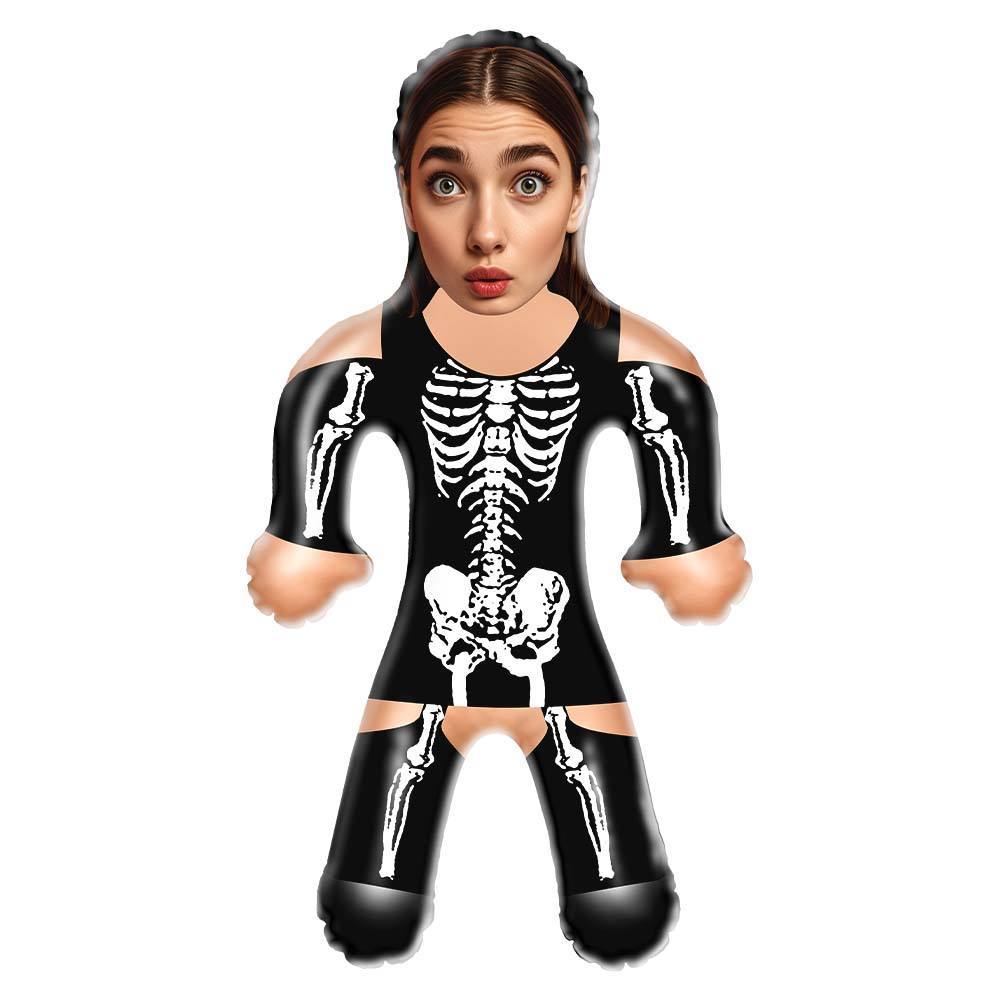 Halloween Skeleton Lady Air Minime Doll, Customized Halloween Party Gift - mycustomtirecover