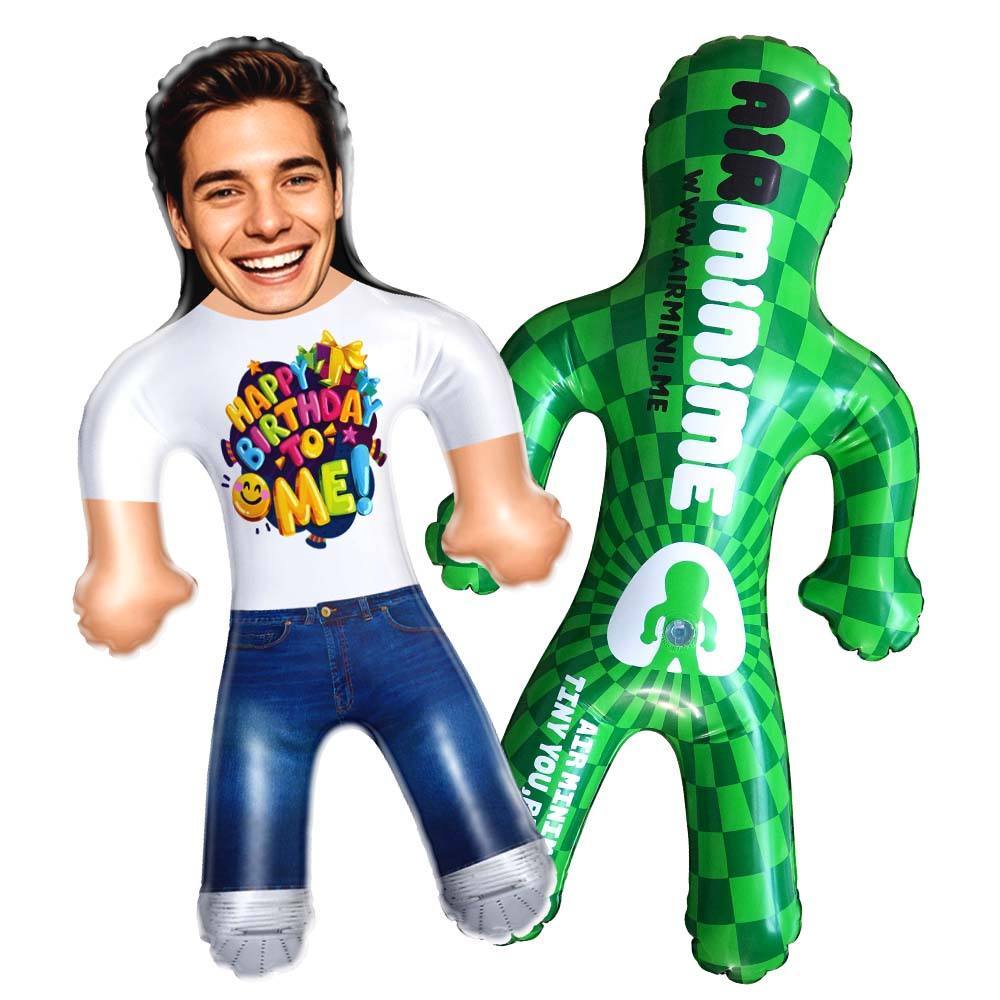 Happy Birthday To Me Custom Air Minime Funny Inflatable Gift Blow Up Dolls - mycustomtirecover
