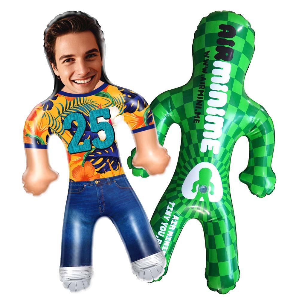Custom Air Minime Birthday Blow Up Dolls With Age Funny Inflatable Birthday Gift - mycustomtirecover