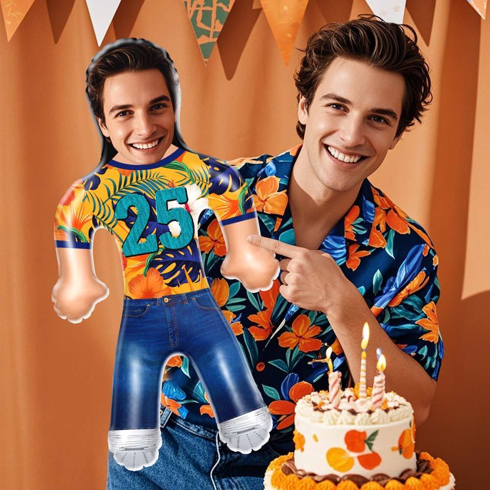 Custom Air Minime Birthday Blow Up Dolls With Age Funny Inflatable Birthday Gift - mycustomtirecover