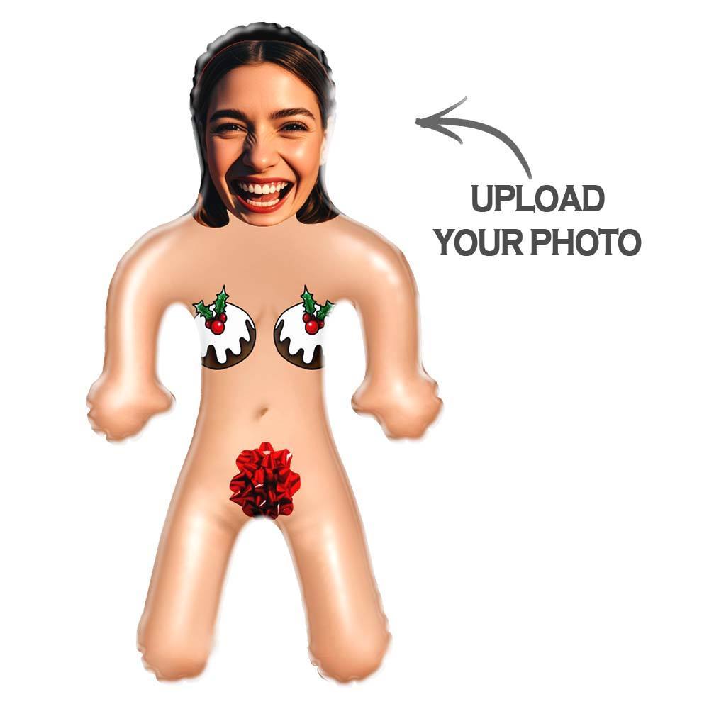 Custom Face Blow Up Doll Sexy Christmas Women Air Minime Doll Funny Inflatable Christmas Gift - mycustomtirecover
