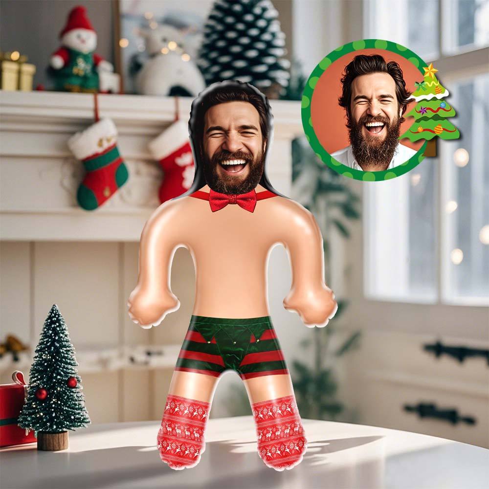 Custom Blow Up Doll Christmas Lingerie Custom Face Air Minime Doll Funny Inflatable Doll Christmas Gift - mycustomtirecover