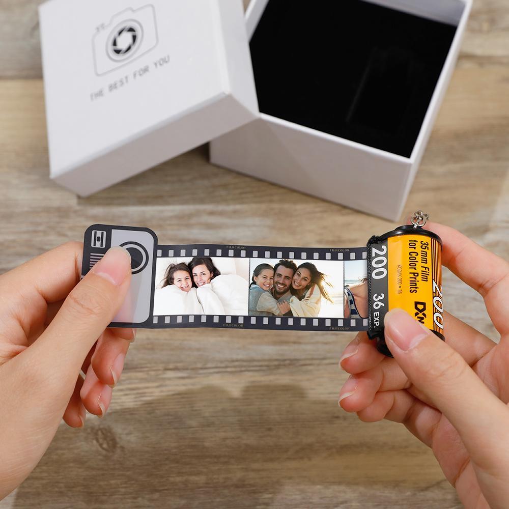 Custom Colorful Camera Roll Keychain - Family