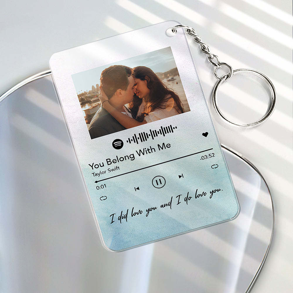 Personalized Spotify Glass, Custom Spotify Plaque, Personalized Acrylic Song with Photo Customized Song Plaque Scannable Spotify Code - mycustomtirecover