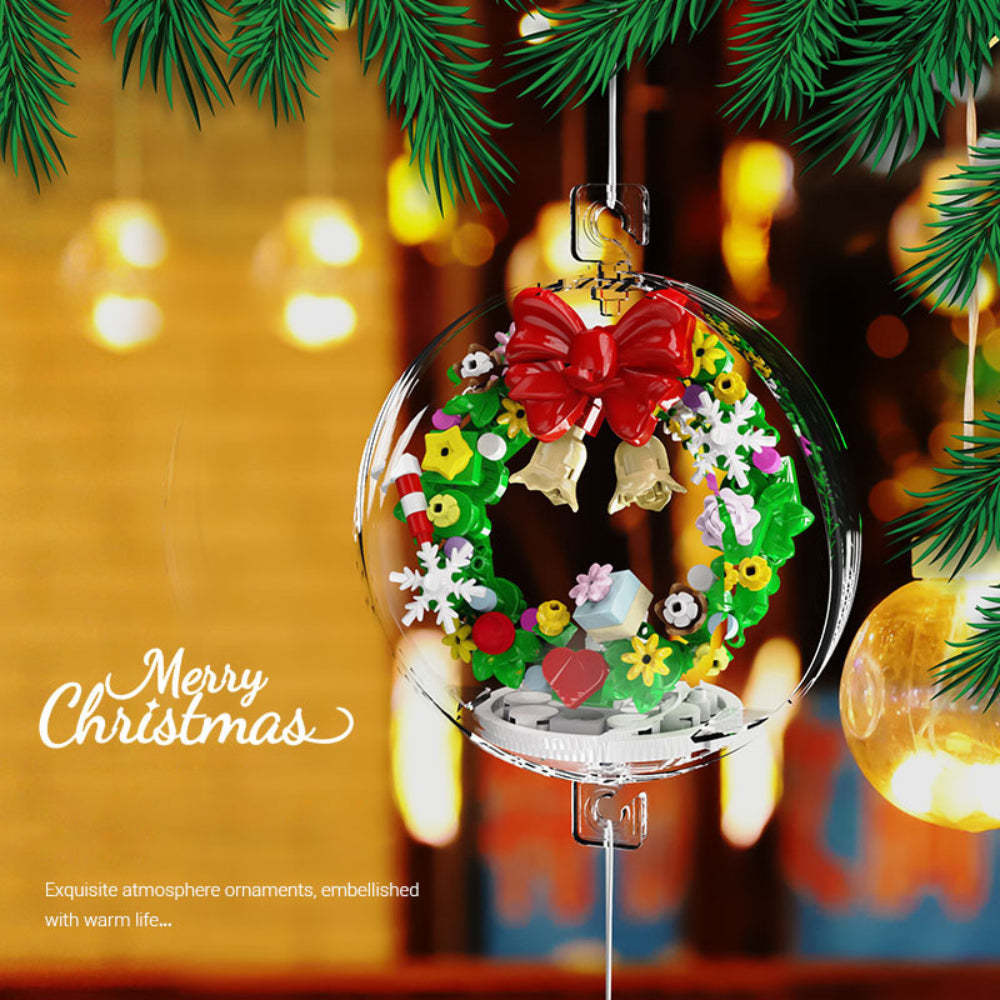 Christmas Building Block Ornament Christmas Block Balls Gift for Kids - minebrickus