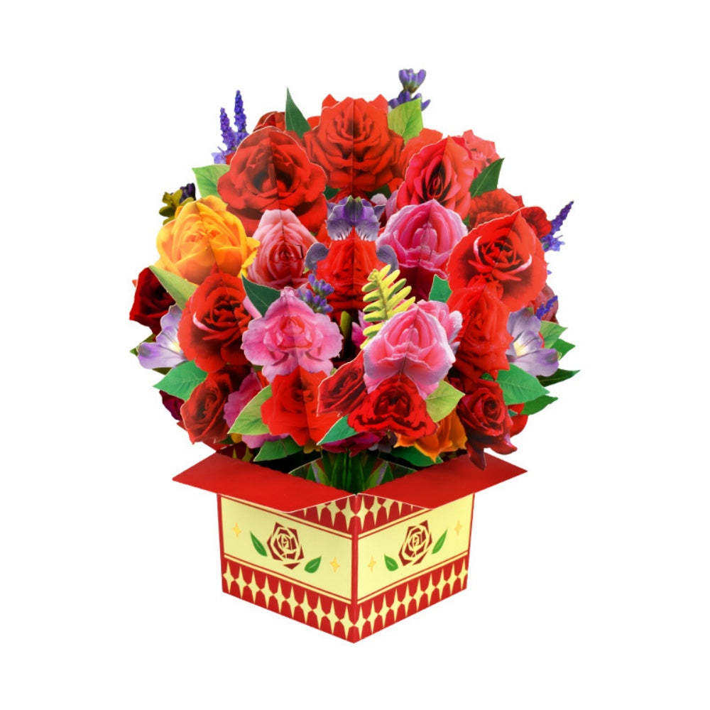 Flower Bouquet Card 3D Greeting Card Mother's Day Gifts for Mum -  mycustomtirecover