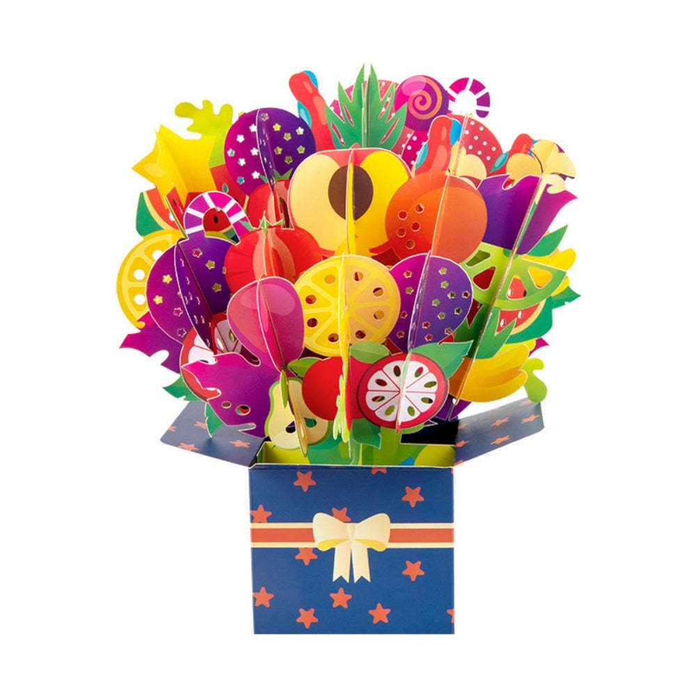 Flower Bouquet Card 3D Greeting Card Mother's Day Gifts for Mum -  mycustomtirecover