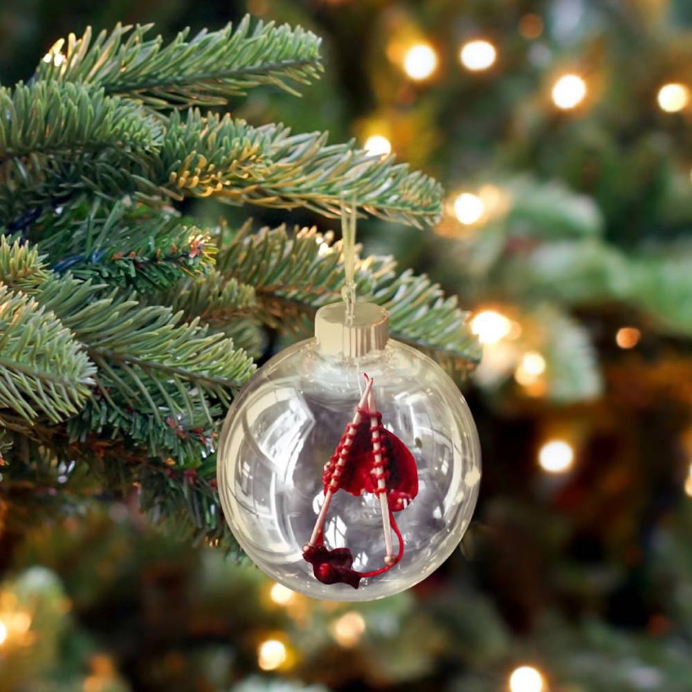 Knitting Christmas Ornament Handmade Christmas Tree Decorations Cute Christmas Decor Gifts - mycustomtirecover