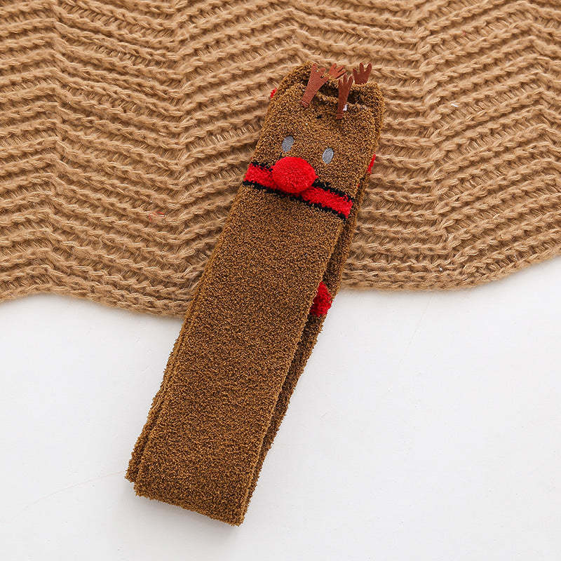 Christmas Stockings Warm Knee Pads Holiday Gifts