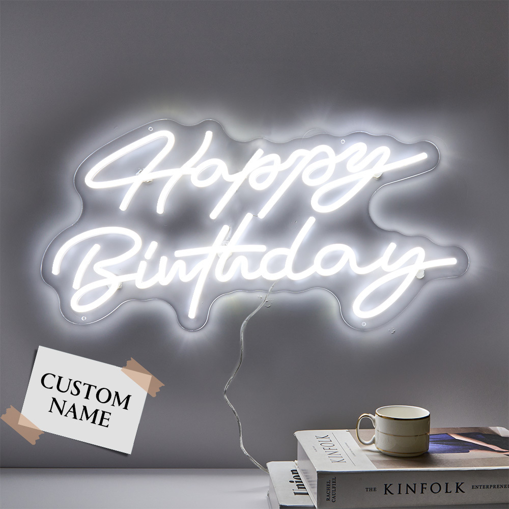 Custom Neon Sign Lamp Personalized Name Neon Sign Adjustable Lamp Creative Decor for Bedroom