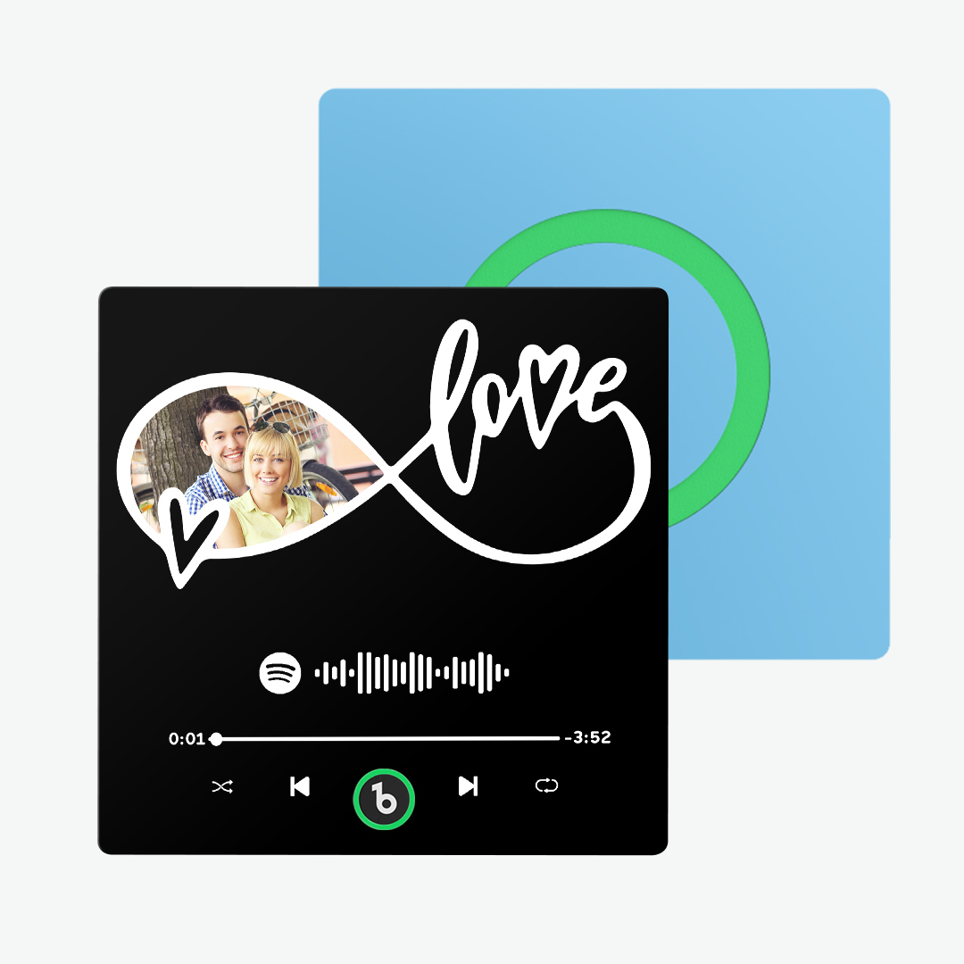 Christmas Gift Custom Music Fridge Magnet New 4.0 Upgrade Colorful Album Fridge Magnet Gifts for Christmas 9 Photos