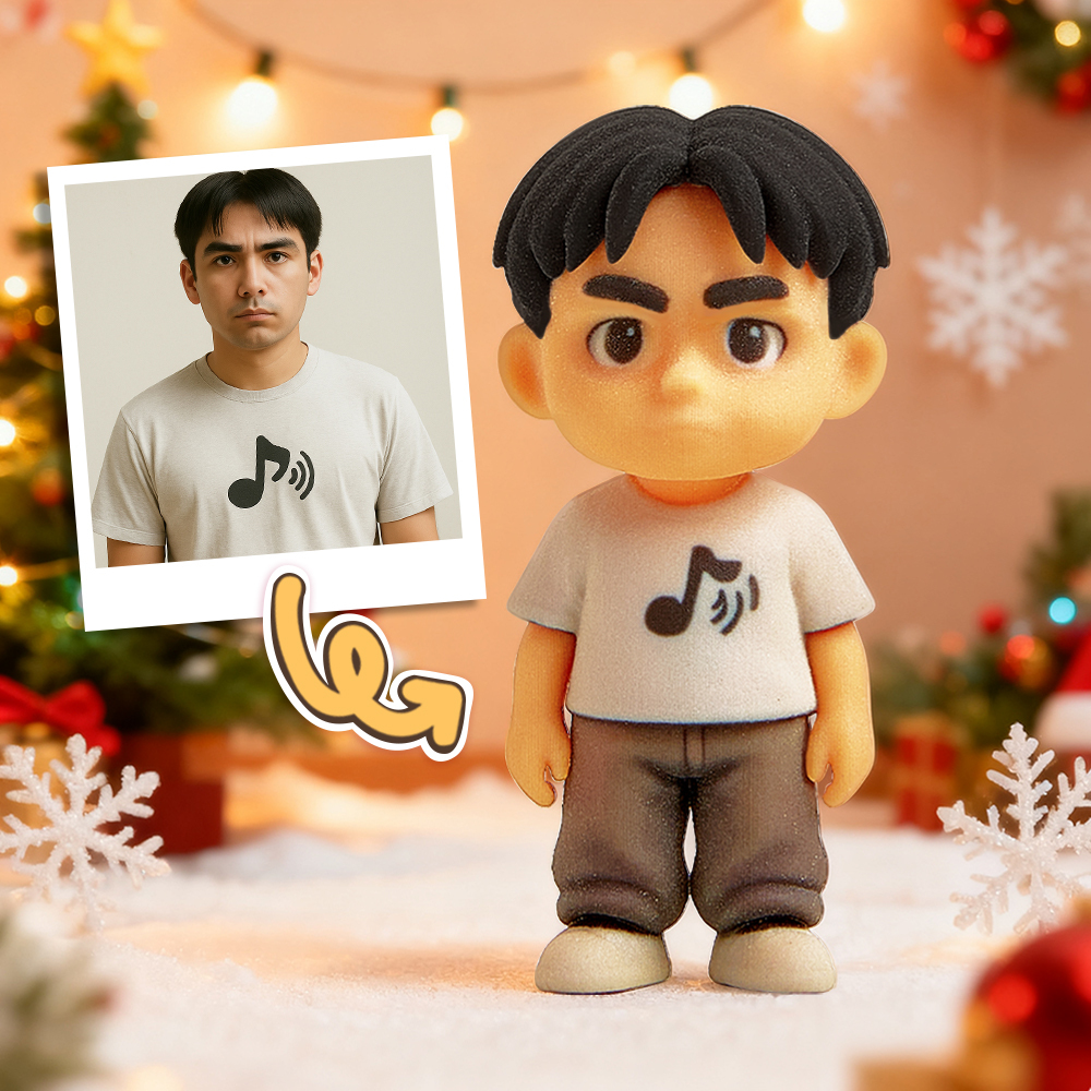 Custom 3D Action Figure from Your Photo Personalized Toy Figure Unique & Memorable Gift for Christmas