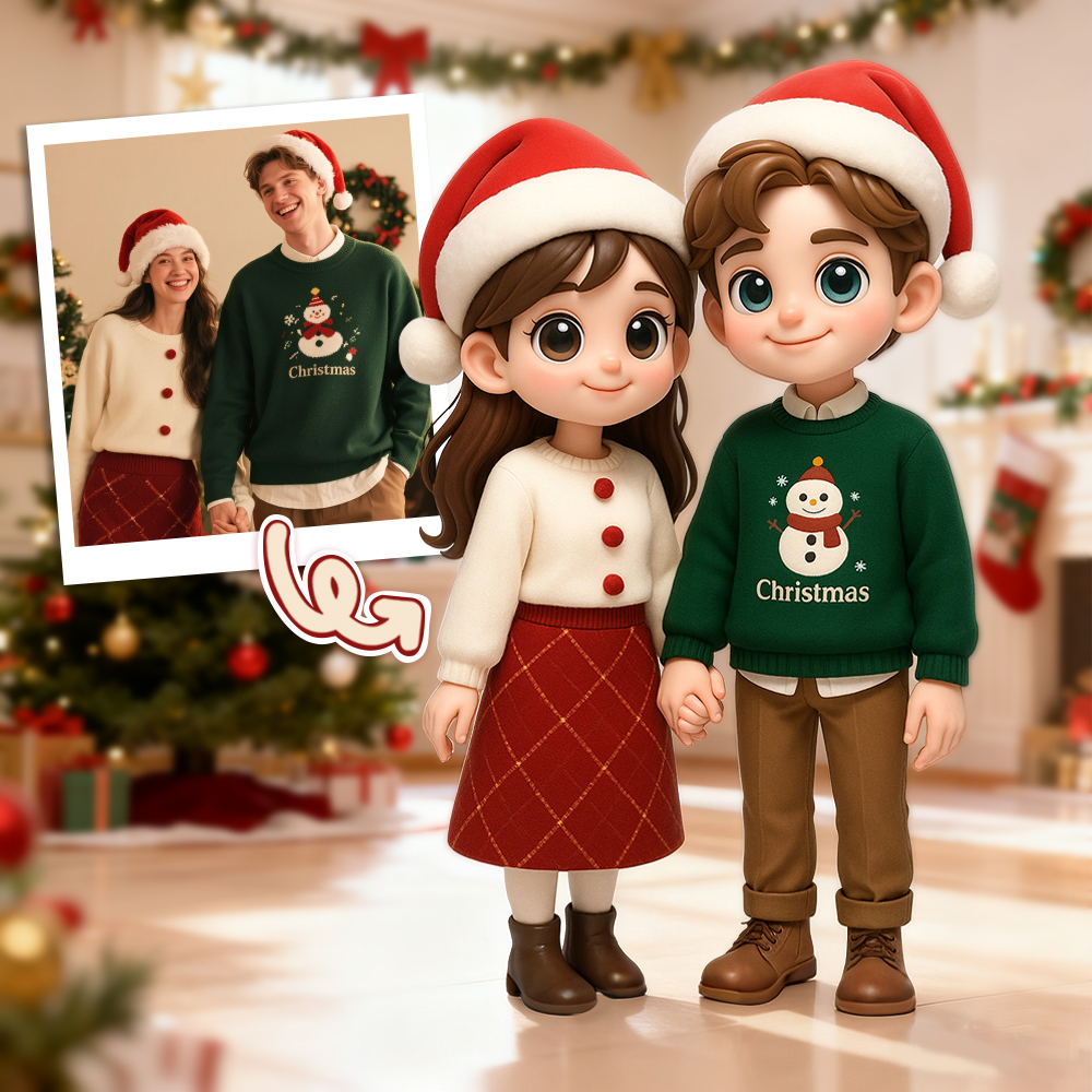 Custom 3D Action Figure from Your Photo Personalized Toy Figure Unique & Memorable Gift for Christmas